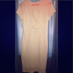 New York and Company long lace detail dress